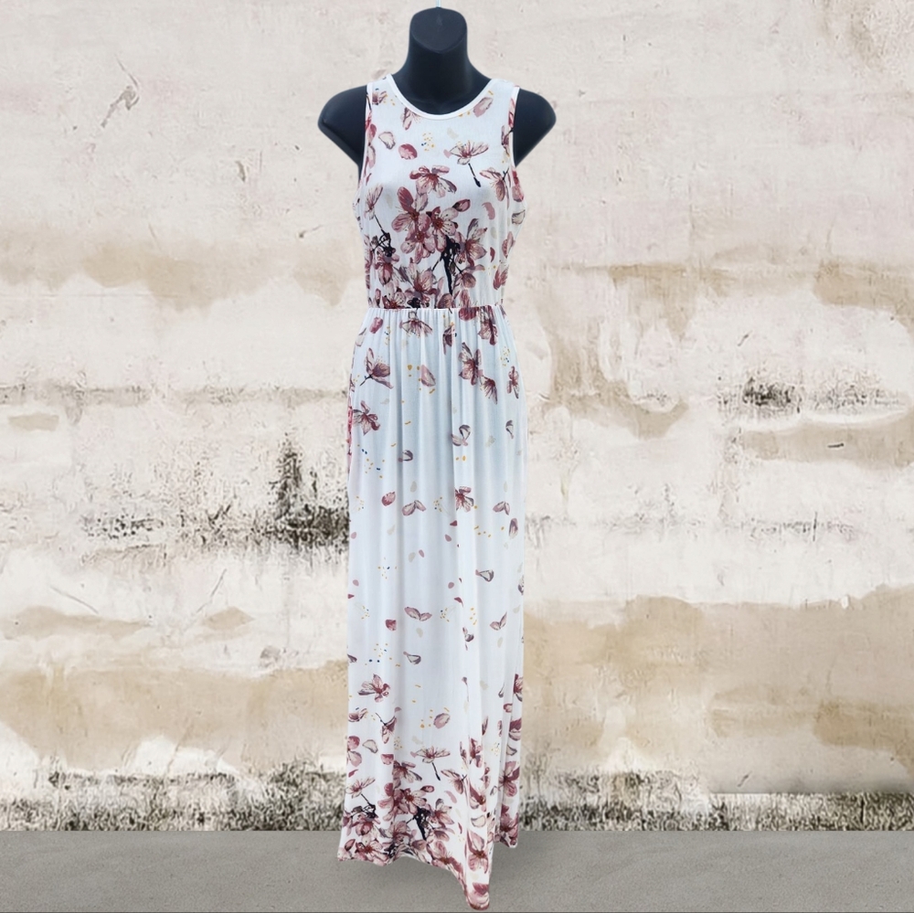Eloges Floral Sleeveless Maxi Dress